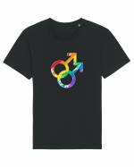 Gay Vintage Hearts Symbol Tricou mânecă scurtă Unisex Rocker