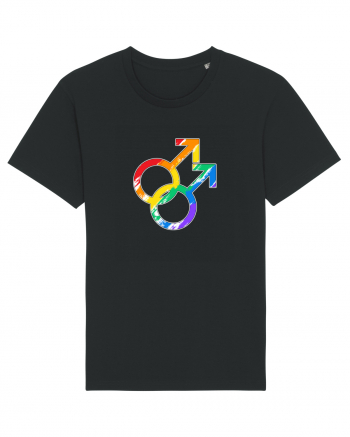 Gay Vintage Hearts Symbol Black