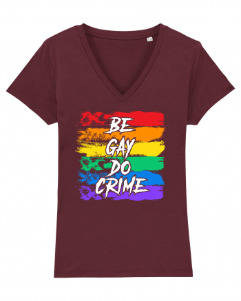 Be Gay Do Crime Burgundy