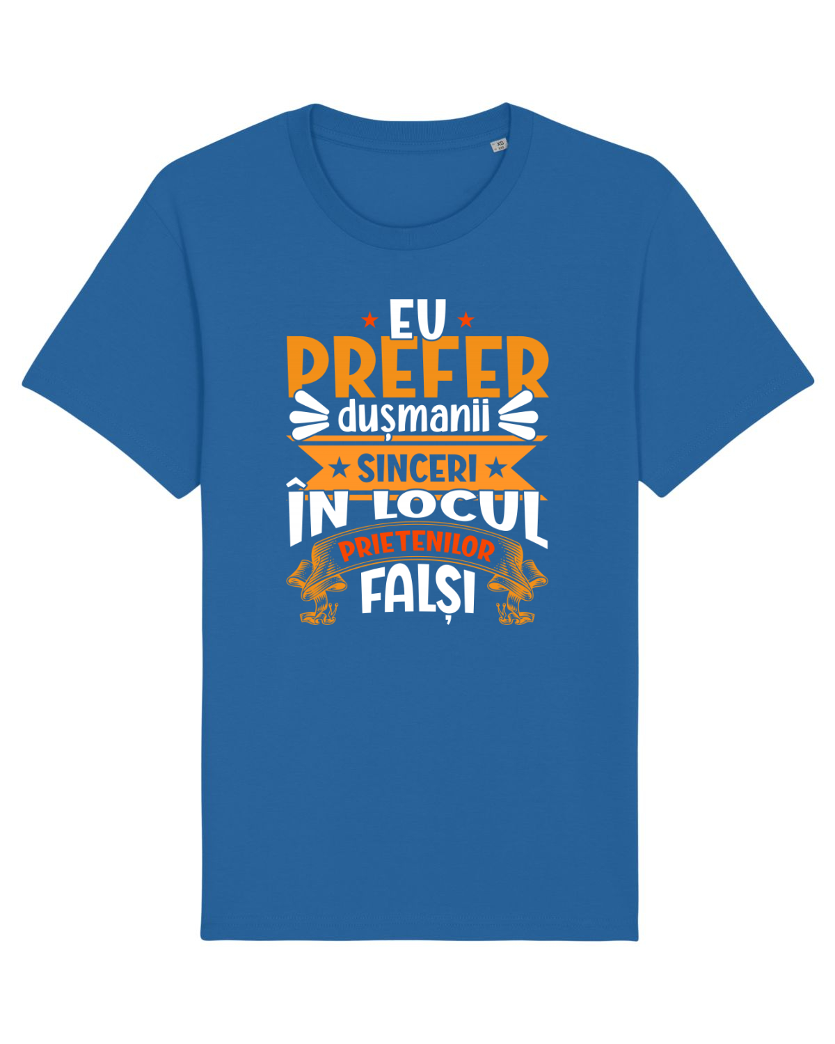 Tricou mânecă scurtă Unisex Rocker Royal Blue