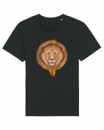 Lion Tricou mânecă scurtă Unisex Rocker