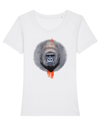 Silverback Gorilla White