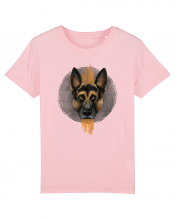 German Shepherd Cotton Pink