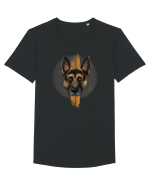 German Shepherd Tricou mânecă scurtă guler larg Bărbat Skater