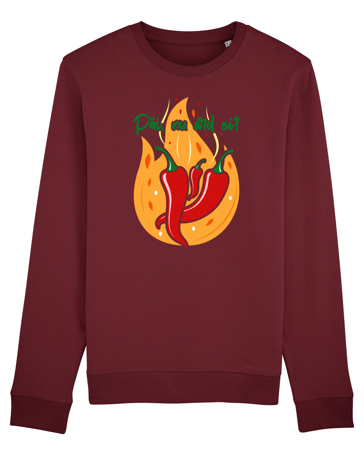 Bluză mânecă lungă Unisex Rise Burgundy
