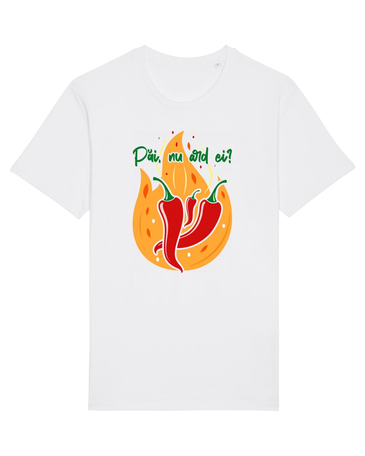 Tricou mânecă scurtă Unisex Rocker White