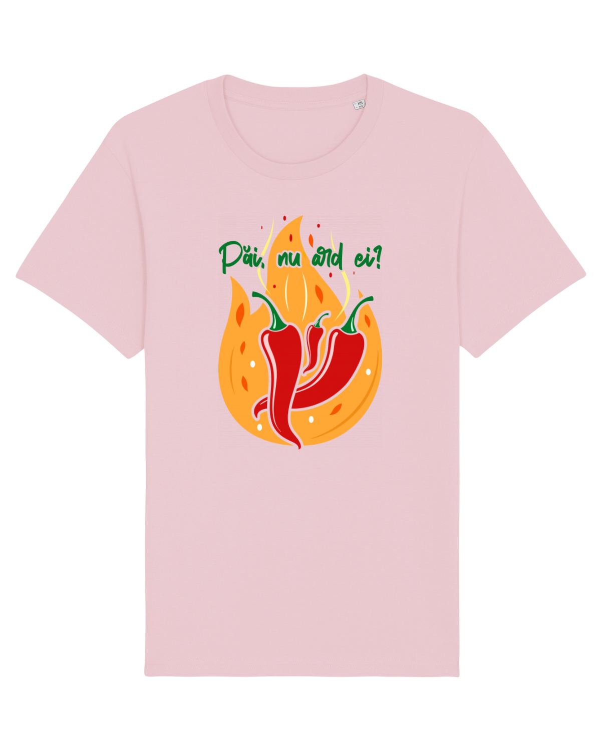 Tricou mânecă scurtă Unisex Rocker Cotton Pink