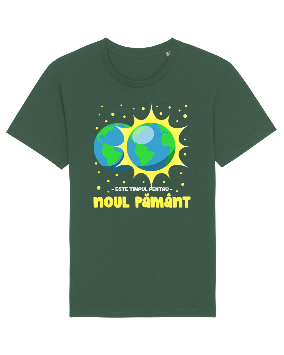 Tricou mânecă scurtă Unisex Rocker Bottle Green
