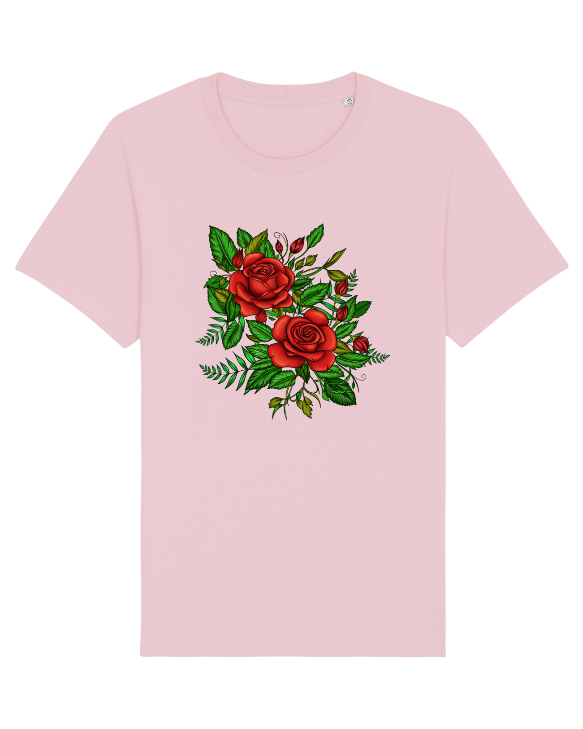 Tricou mânecă scurtă Unisex Rocker Cotton Pink