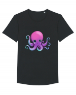 Baby octopus Tricou mânecă scurtă guler larg Bărbat Skater