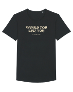 Would you like you... Tricou mânecă scurtă guler larg Bărbat Skater