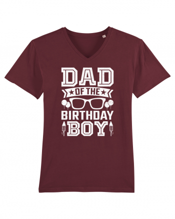 Dad Of The Birthday Boy Burgundy