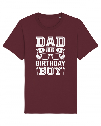 Dad Of The Birthday Boy Burgundy