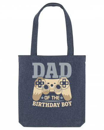 Dad Of The Birthday Boy Gamer Midnight Blue