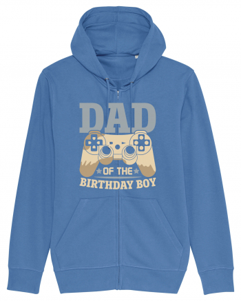 Dad Of The Birthday Boy Gamer Bright Blue