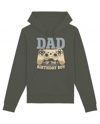 Dad Of The Birthday Boy Gamer Khaki