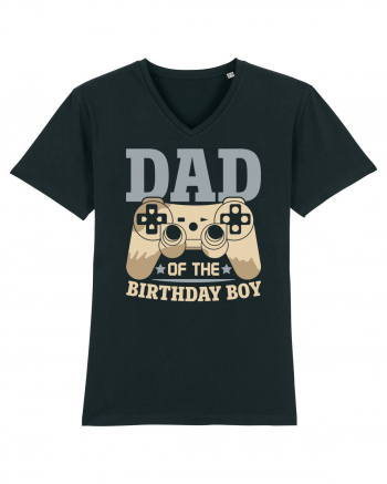 Dad Of The Birthday Boy Gamer Black