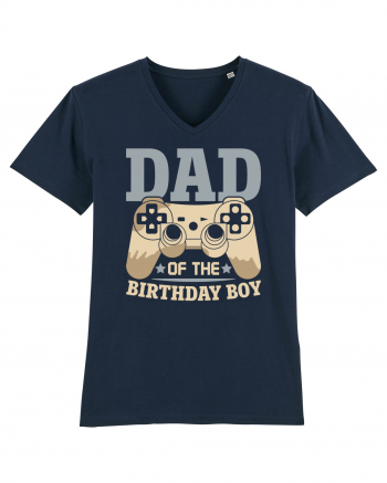 Dad Of The Birthday Boy Gamer French Navy