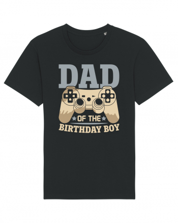 Dad Of The Birthday Boy Gamer Black