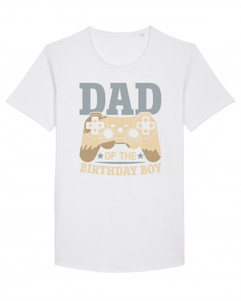 Dad Of The Birthday Boy Gamer White