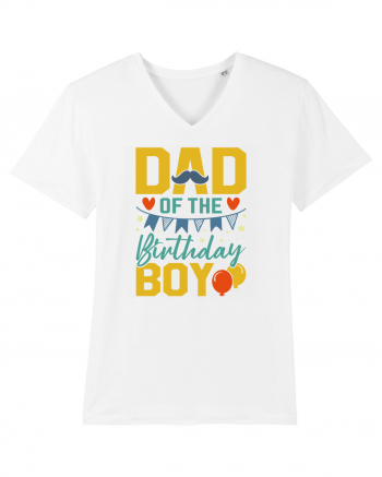 Dad Of The Birthday Boy | Party Dad White