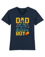 Dad Of The Birthday Boy | Party Dad Tricou mânecă scurtă guler V Bărbat Presenter