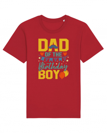 Dad Of The Birthday Boy | Party Dad Red