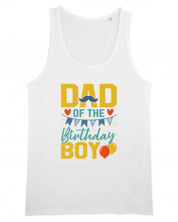 Dad Of The Birthday Boy | Party Dad White