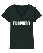 PLAPUMA Tricou mânecă scurtă guler V Damă Evoker