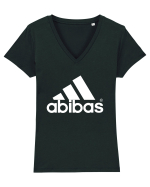 ABIBAS Tricou mânecă scurtă guler V Damă Evoker