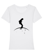 Moon Walk King Tricou mânecă scurtă guler larg fitted Damă Expresser