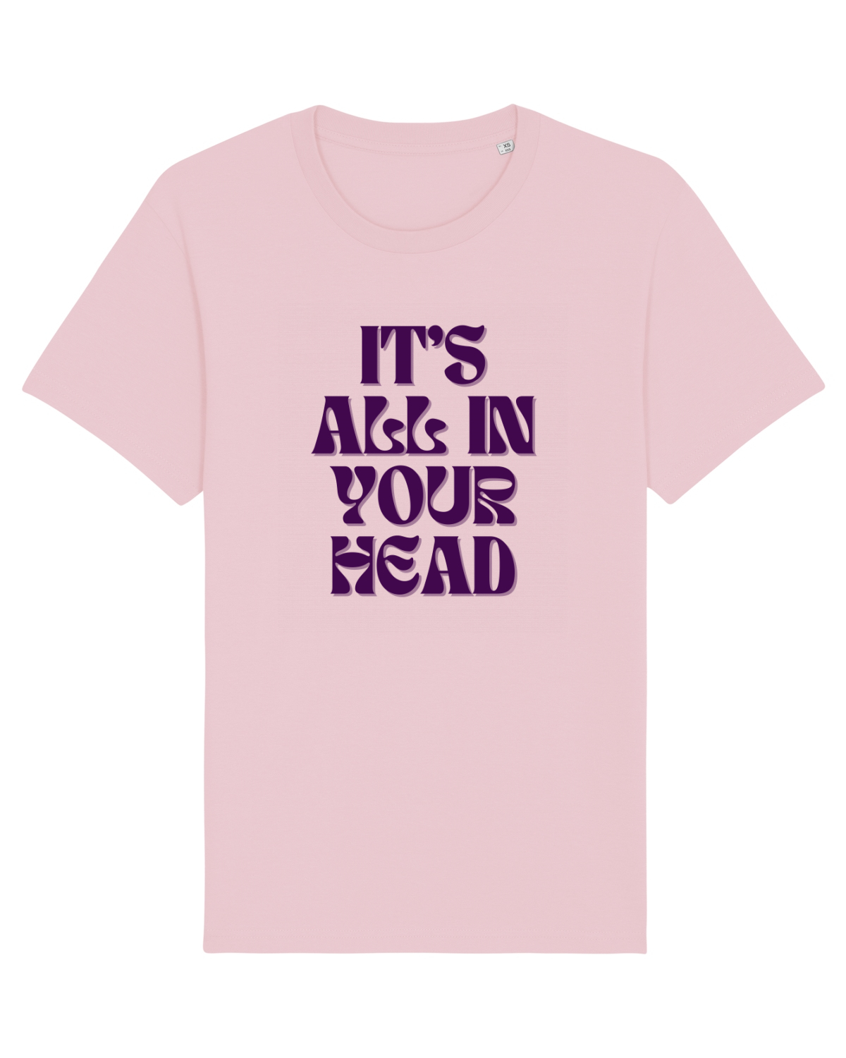 Tricou mânecă scurtă Unisex Rocker Cotton Pink