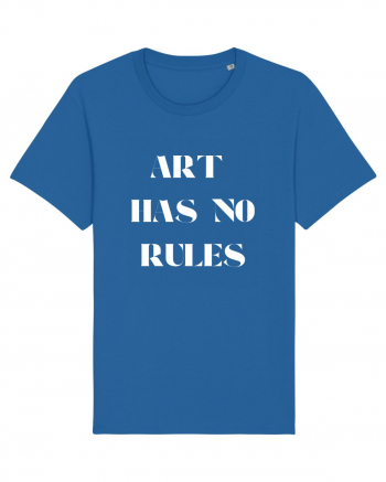 art has no rules Royal Blue