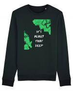 it s really that deep Bluză mânecă lungă Unisex Rise