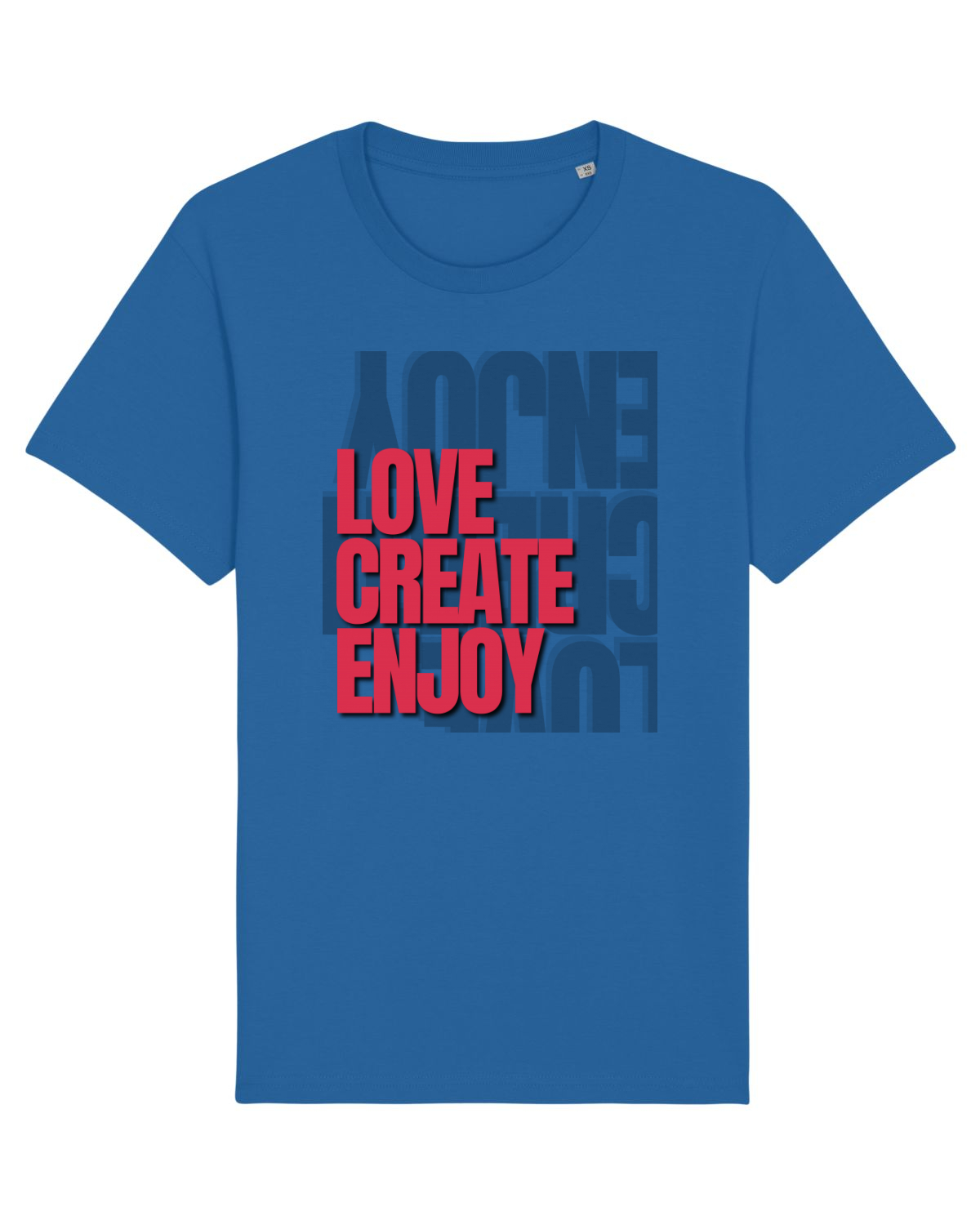 Tricou mânecă scurtă Unisex Rocker Royal Blue