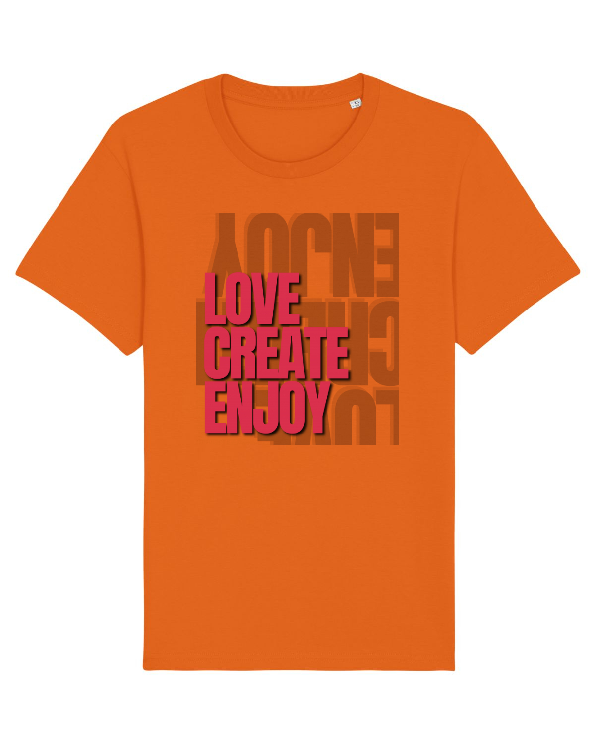Tricou mânecă scurtă Unisex Rocker Bright Orange