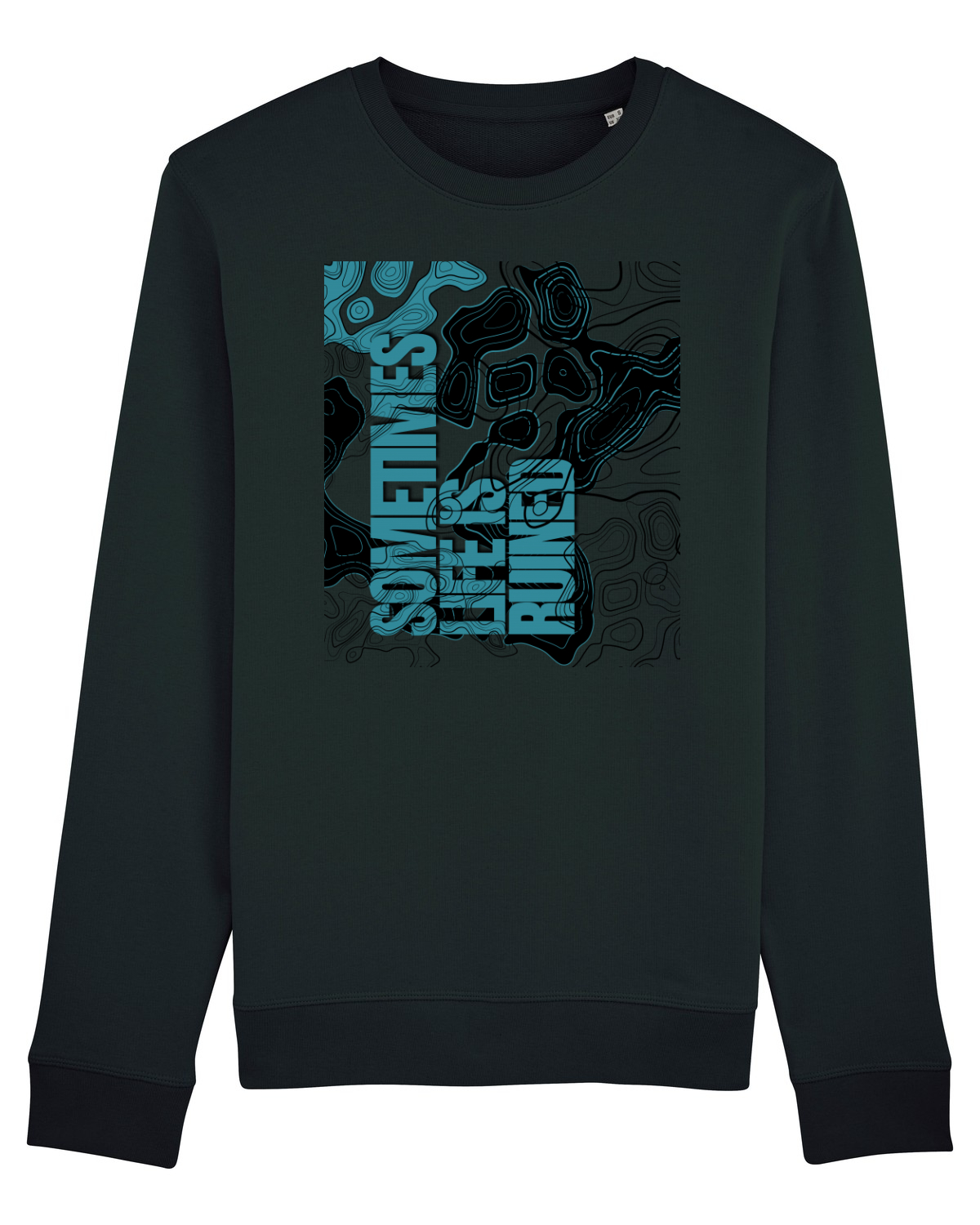Bluză mânecă lungă Unisex Rise Black
