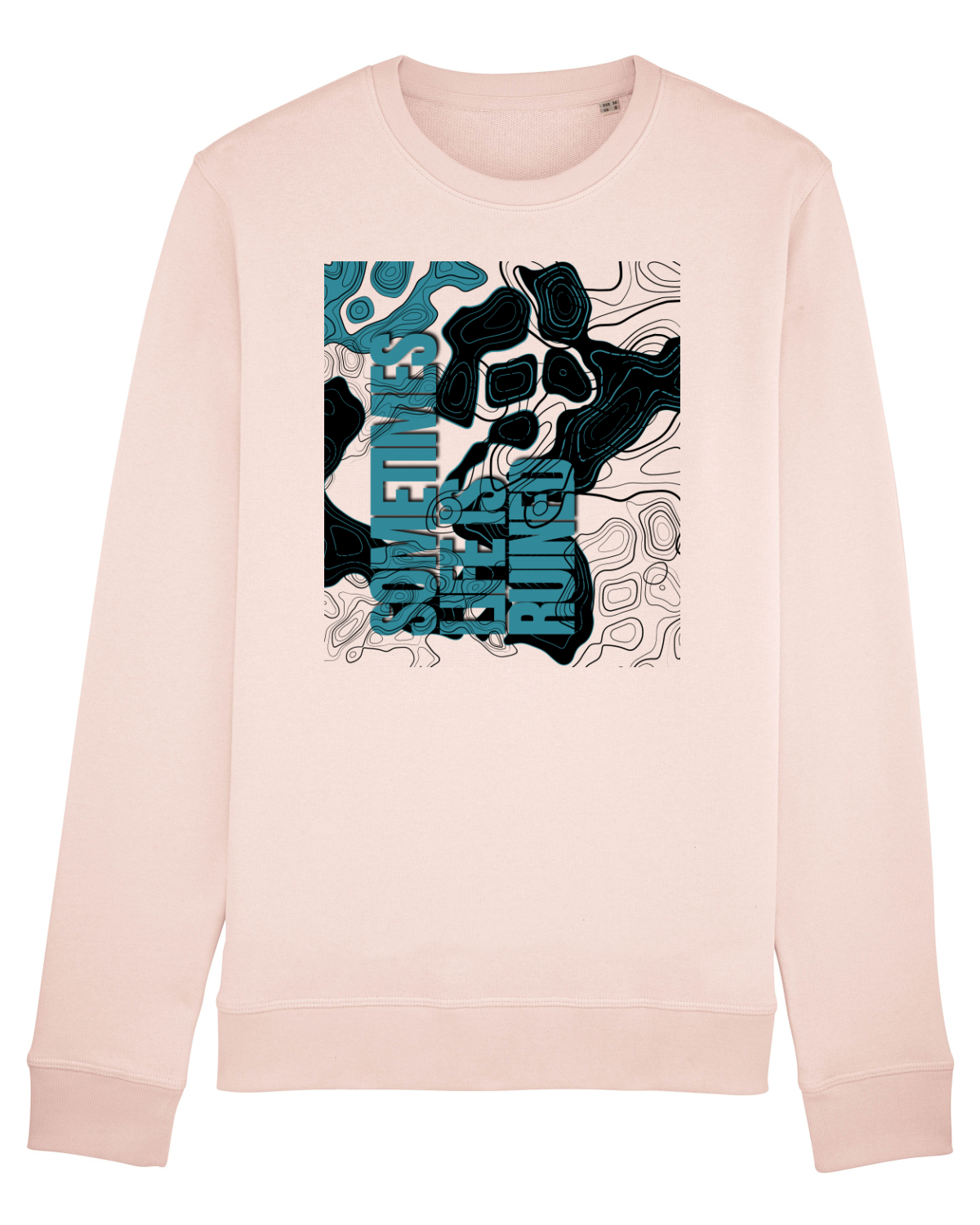 Bluză mânecă lungă Unisex Rise Candy Pink