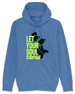 let your soul grow Hanorac cu fermoar Unisex Connector