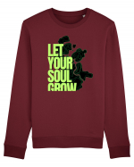 let your soul grow Bluză mânecă lungă Unisex Rise