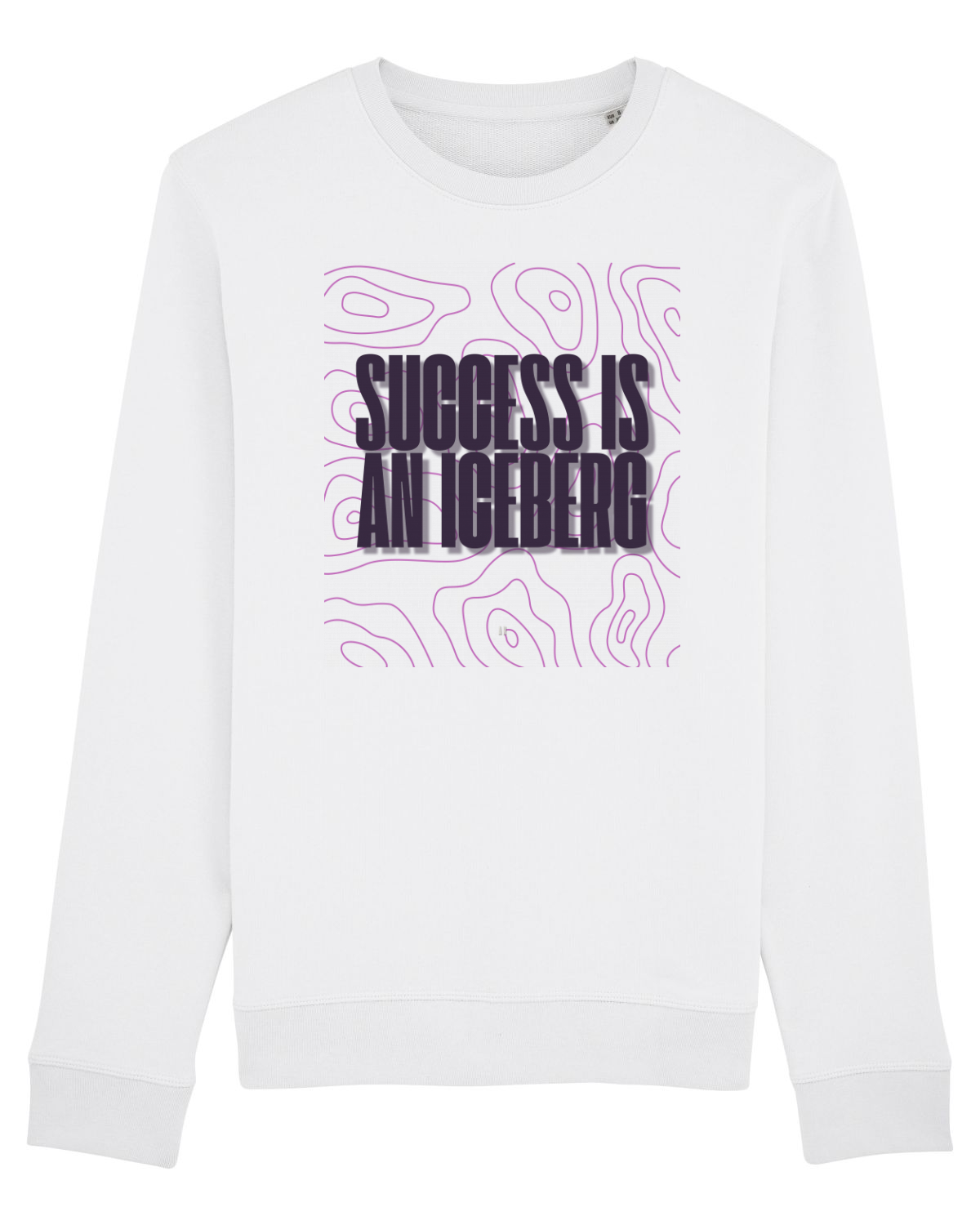 Bluză mânecă lungă Unisex Rise White