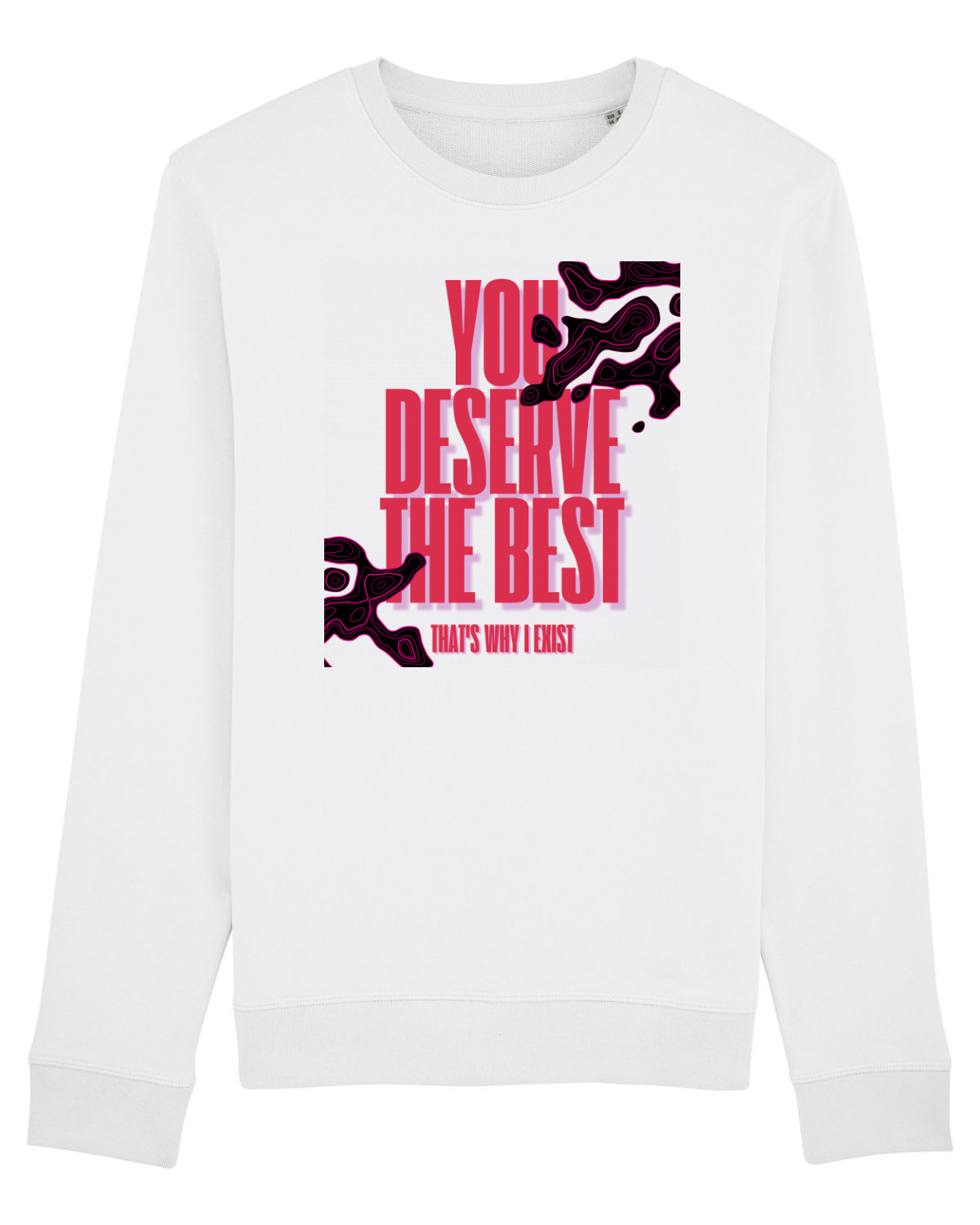 Bluză mânecă lungă Unisex Rise White