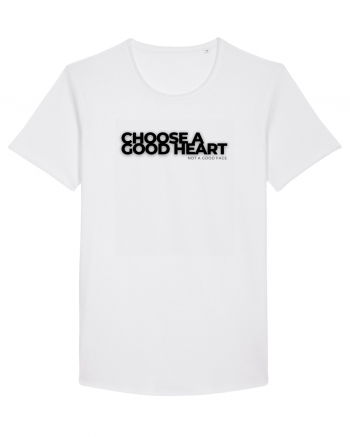 choose a good heart  White