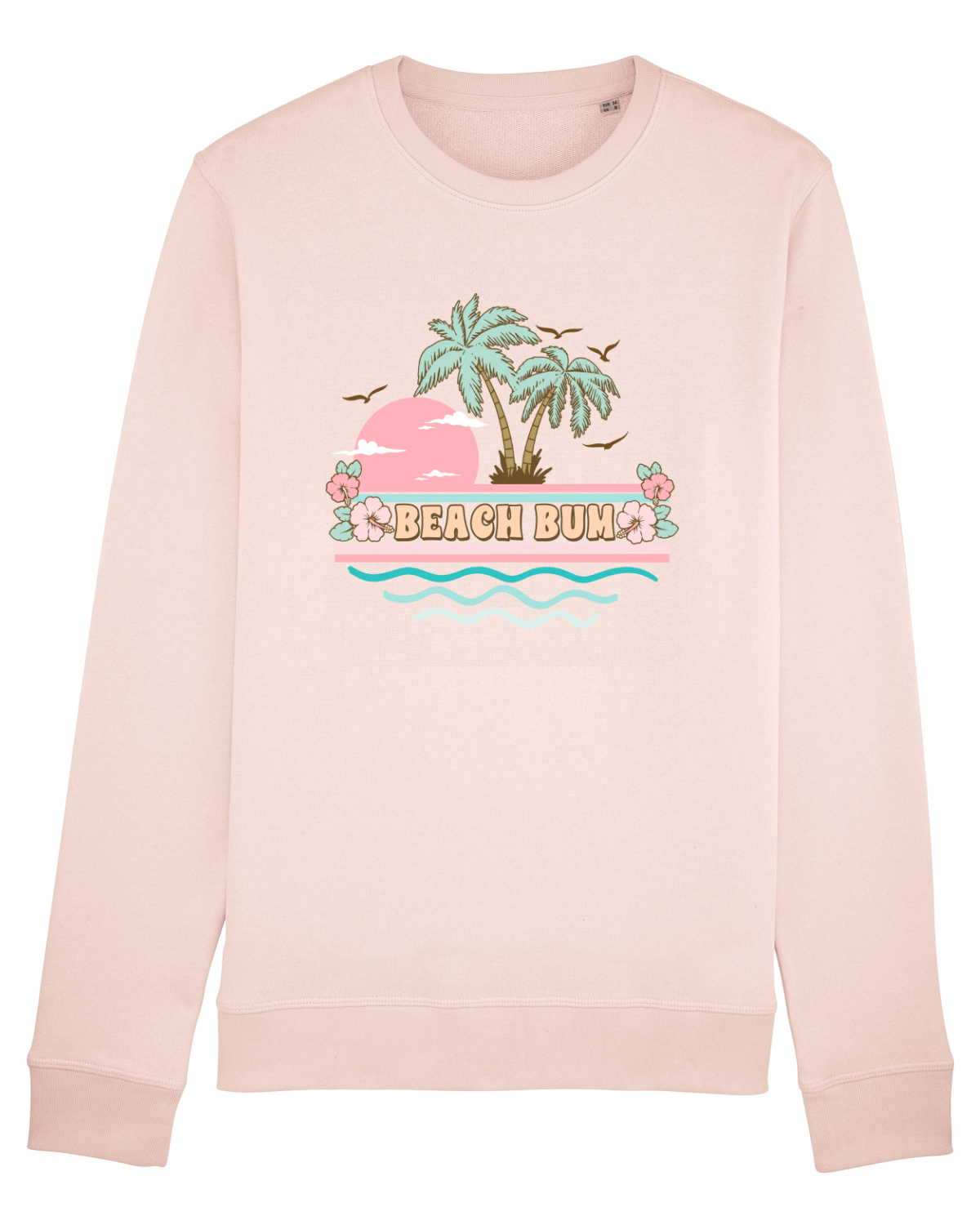 Bluză mânecă lungă Unisex Rise Candy Pink