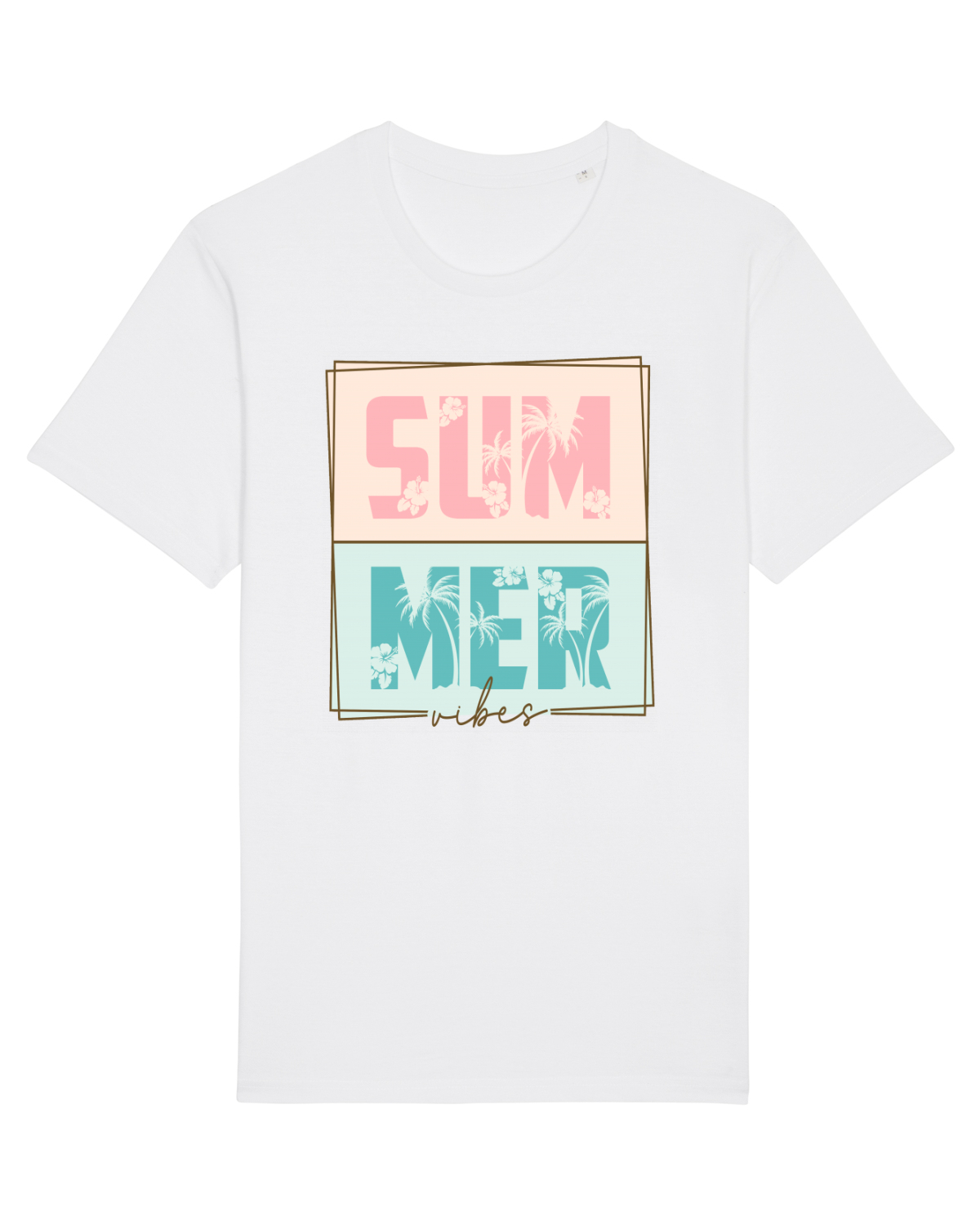 Tricou mânecă scurtă Unisex Rocker White