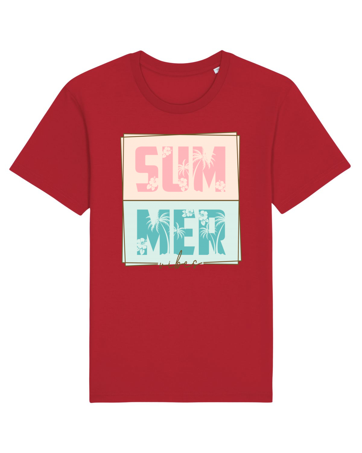 Tricou mânecă scurtă Unisex Rocker Red