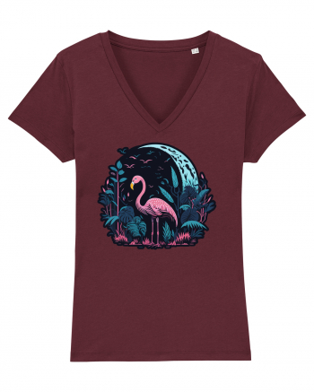 Flamingo moon Burgundy