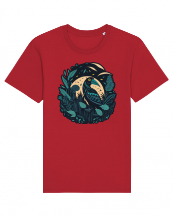 Bird moon jungle  Red