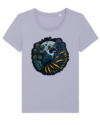 Toucan Bird moon jungle  Lavender