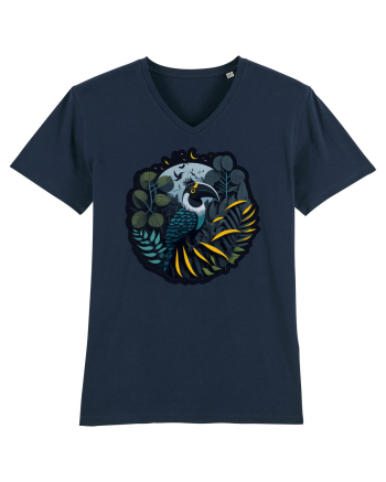 Toucan Bird moon jungle  French Navy